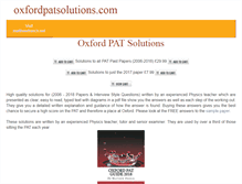 Tablet Screenshot of oxfordpatsolutions.com